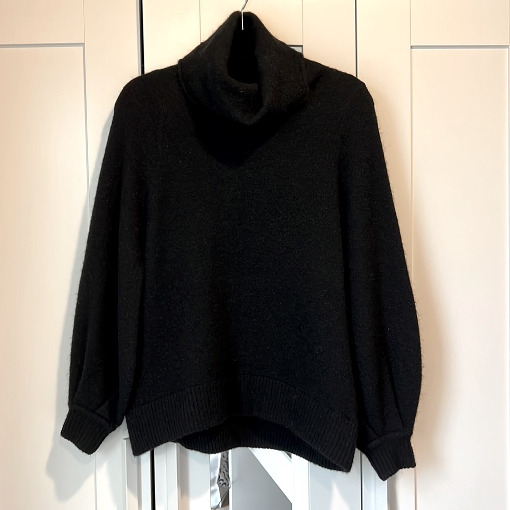 New Aritzia The Group Adichie Wool Sweater in Black - Picture 6 of 7